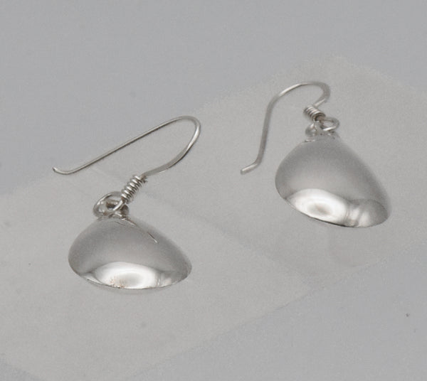 Vintage Sterling Silver Teardrop Dangle Earrings