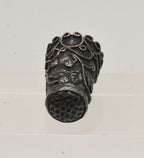 Vintage Sterling Silver Ornate Thimble
