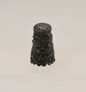 Vintage Sterling Silver Ornate Thimble