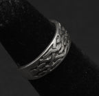 Vintage Sterling Silver Celtic Knot Open Shank Adjustable Toe Ring - Size 3.25+