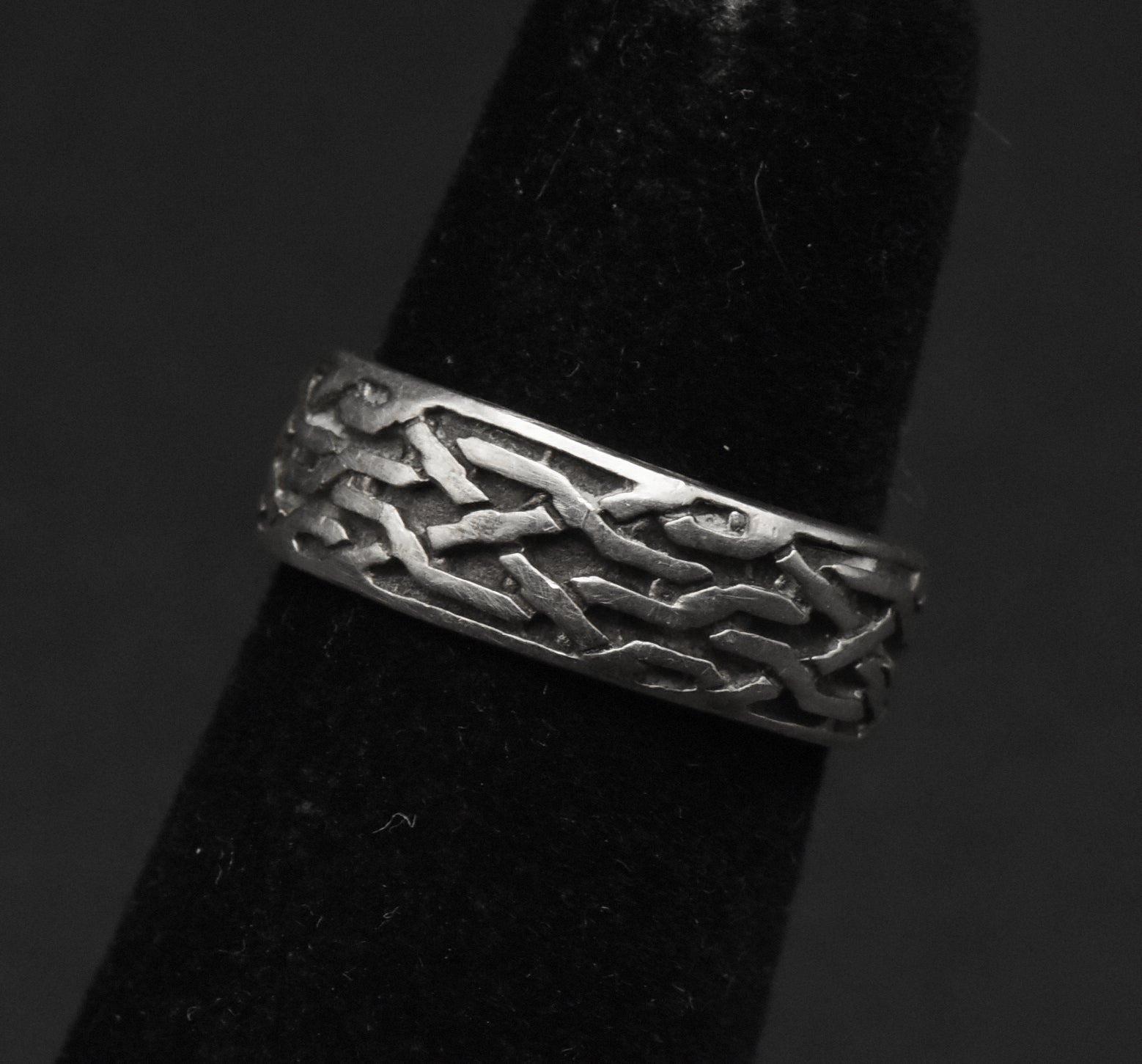 Vintage Sterling Silver Celtic Knot Open Shank Adjustable Toe Ring - Size 3.25+