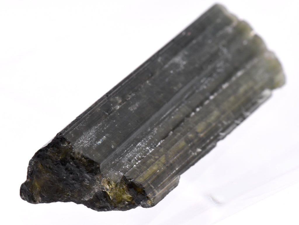 Green Elbaite Tourmaline Crystal Specimen - Brazil