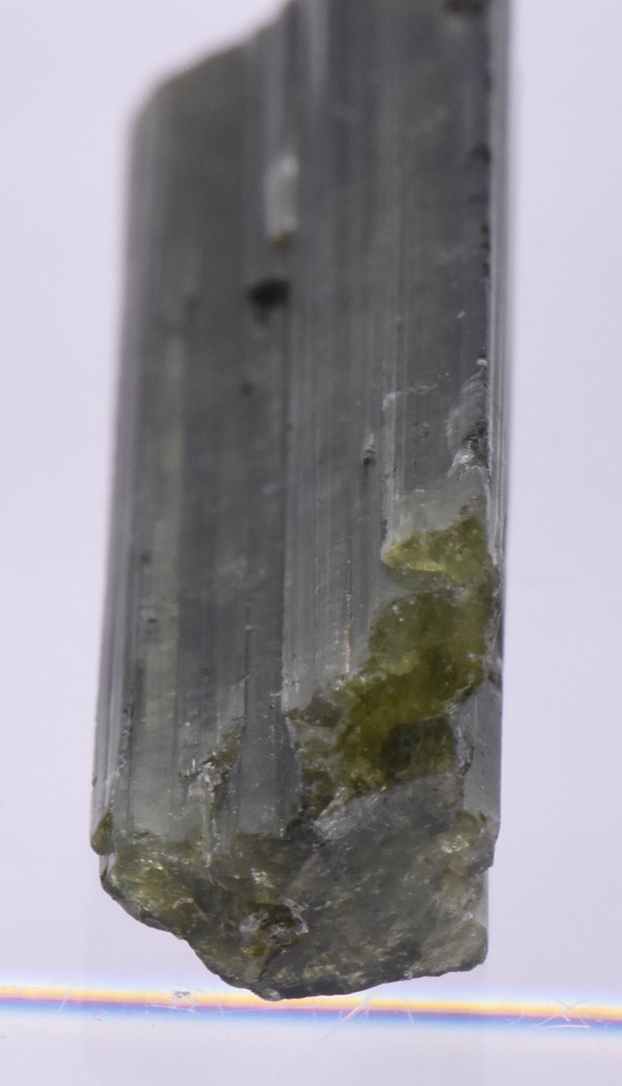 Green Elbaite Tourmaline Crystal Specimen - Brazil