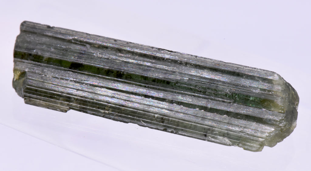Green Elbaite Tourmaline Crystal Specimen - Brazil