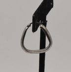 UNMATCHED Vintage Sterling Silver Triangle Hoop Earring