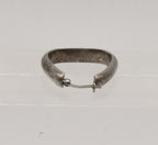 UNMATCHED Vintage Sterling Silver Triangle Hoop Earring