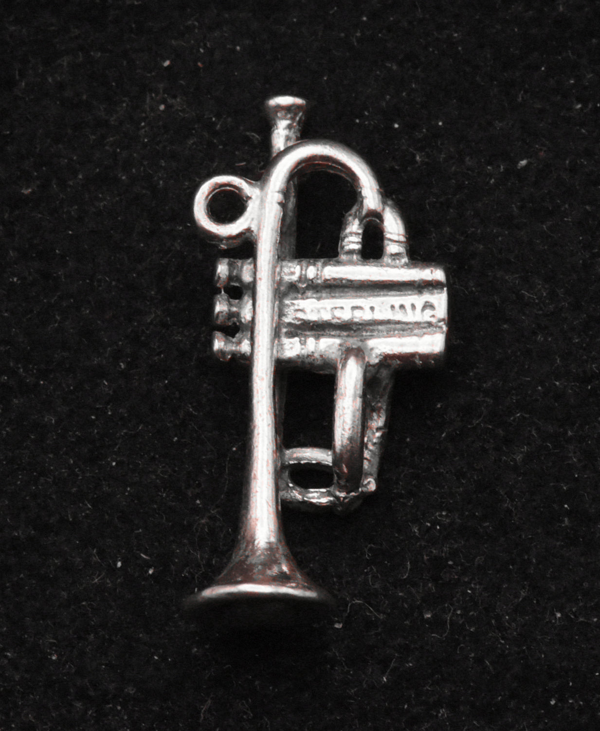 Vintage Sterling Silver Trumpet Charm