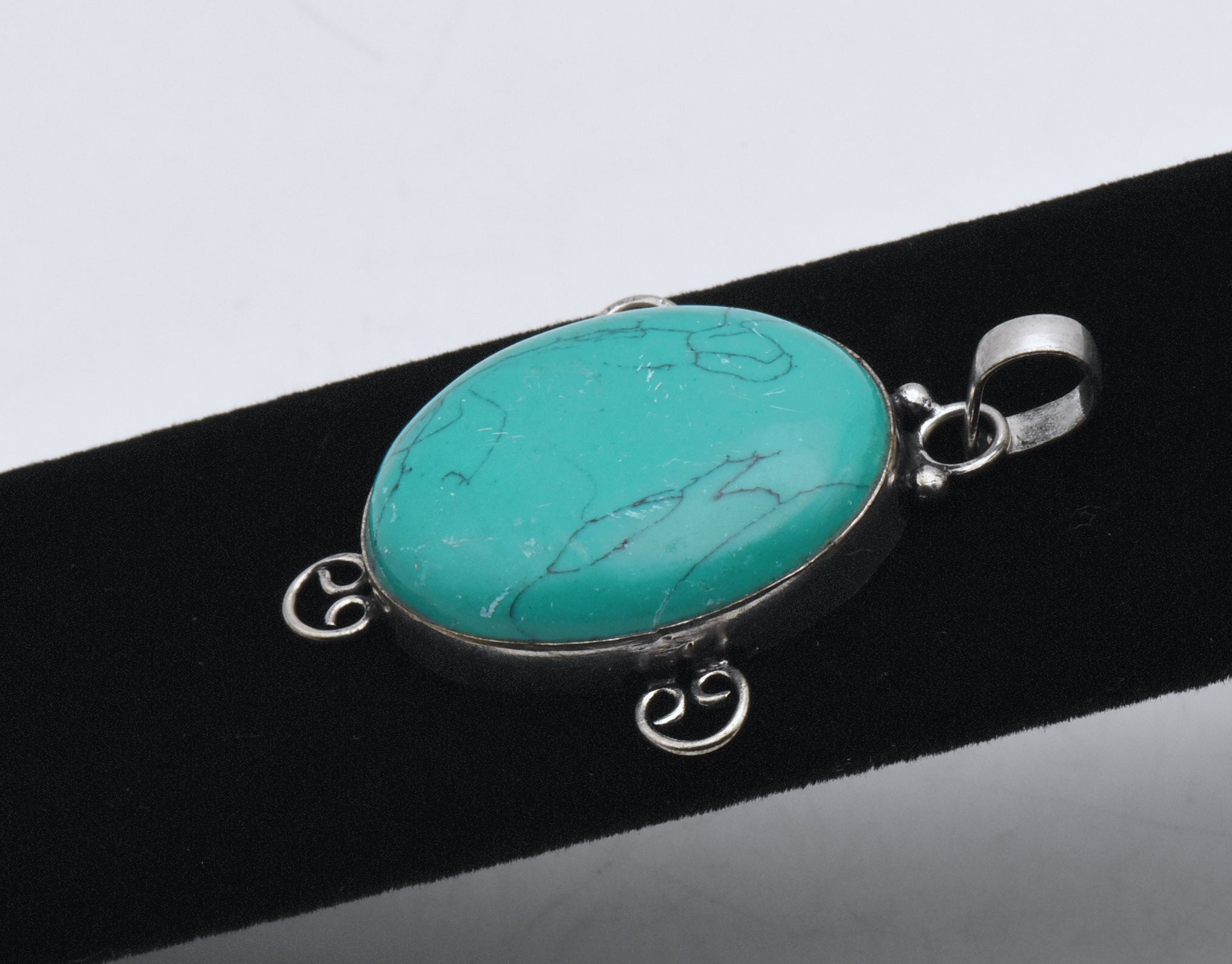 Sterling Silver Turquoise Pendant