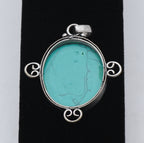 Sterling Silver Turquoise Pendant