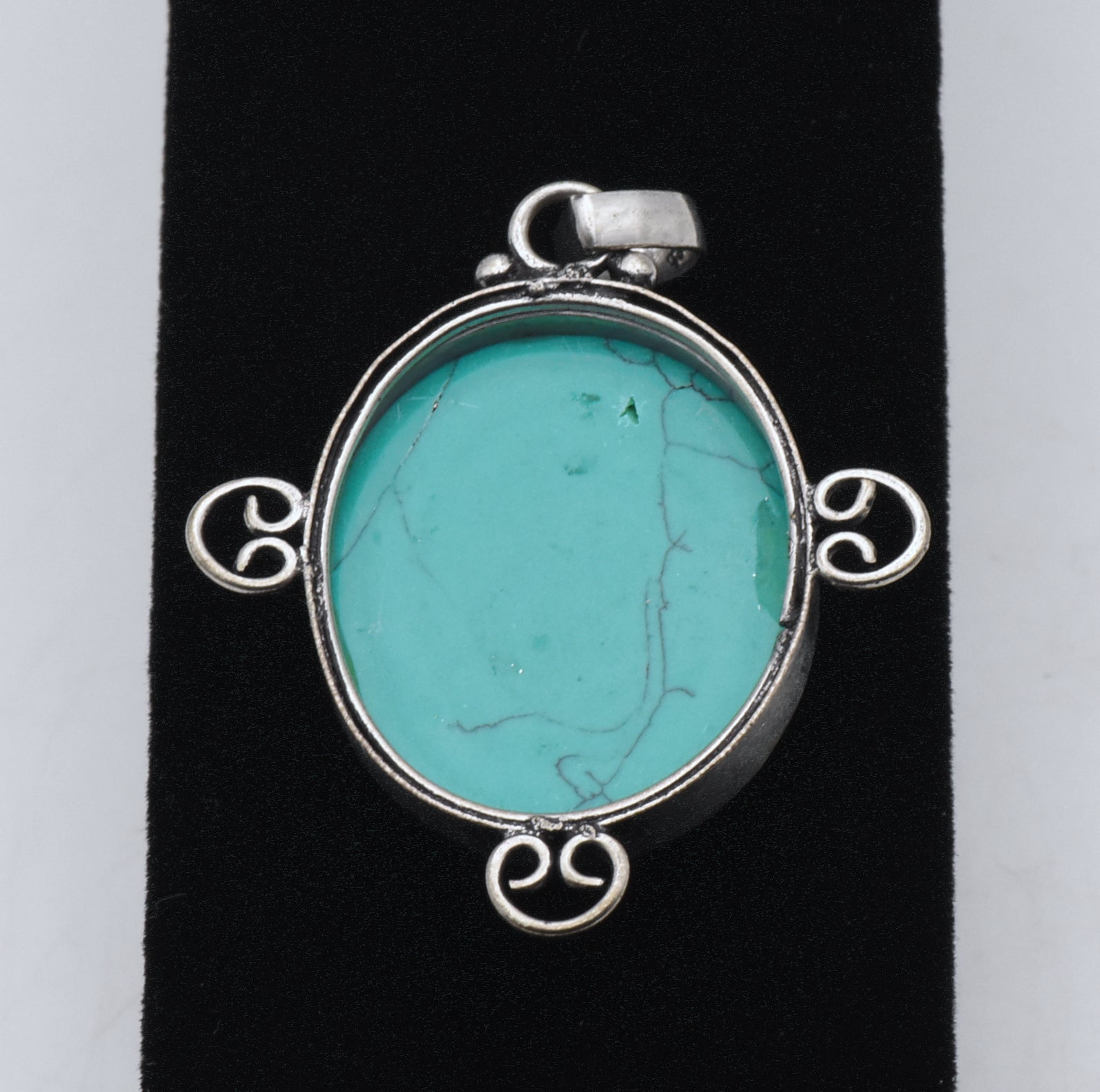 Sterling Silver Turquoise Pendant