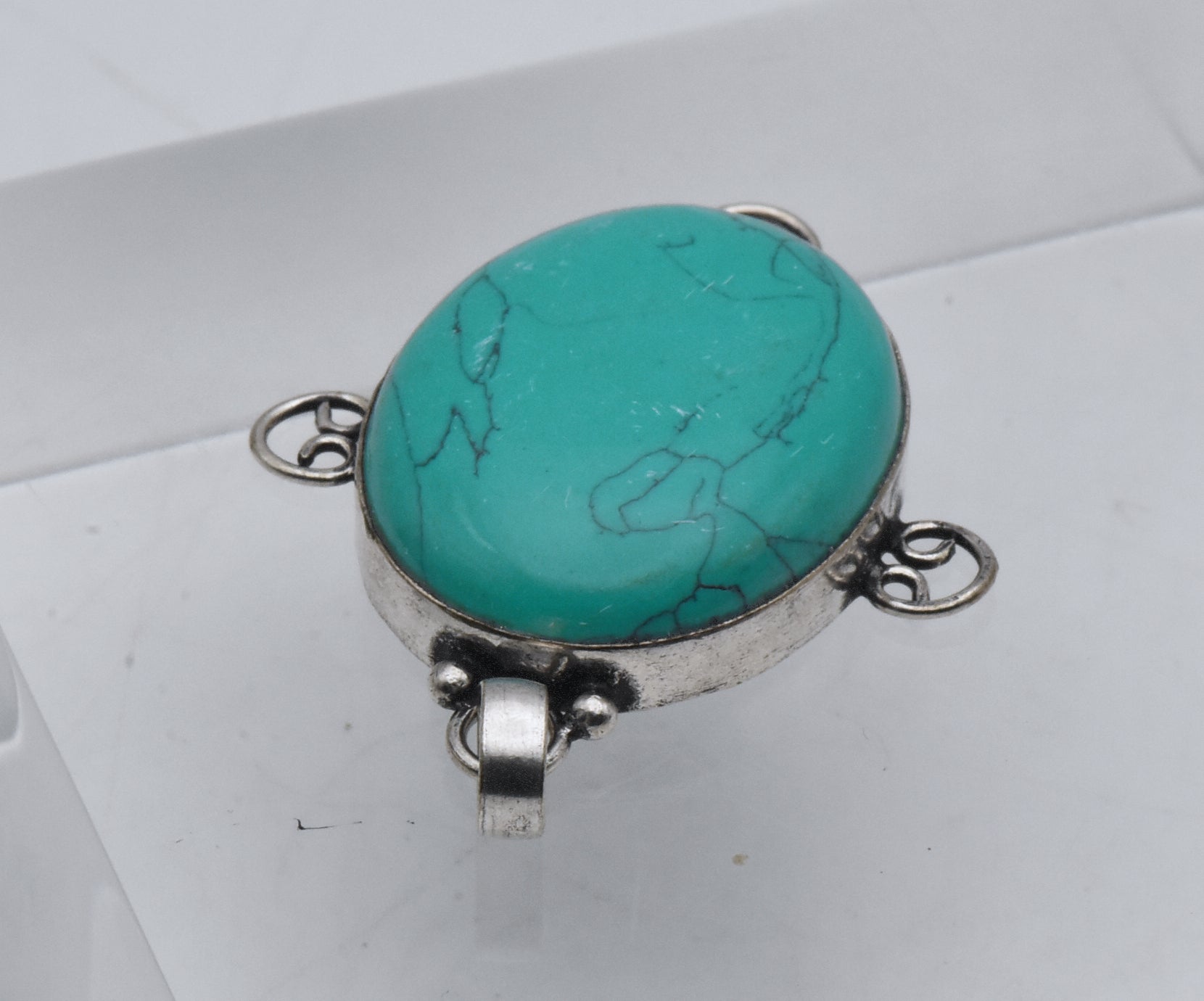 Sterling Silver Turquoise Pendant
