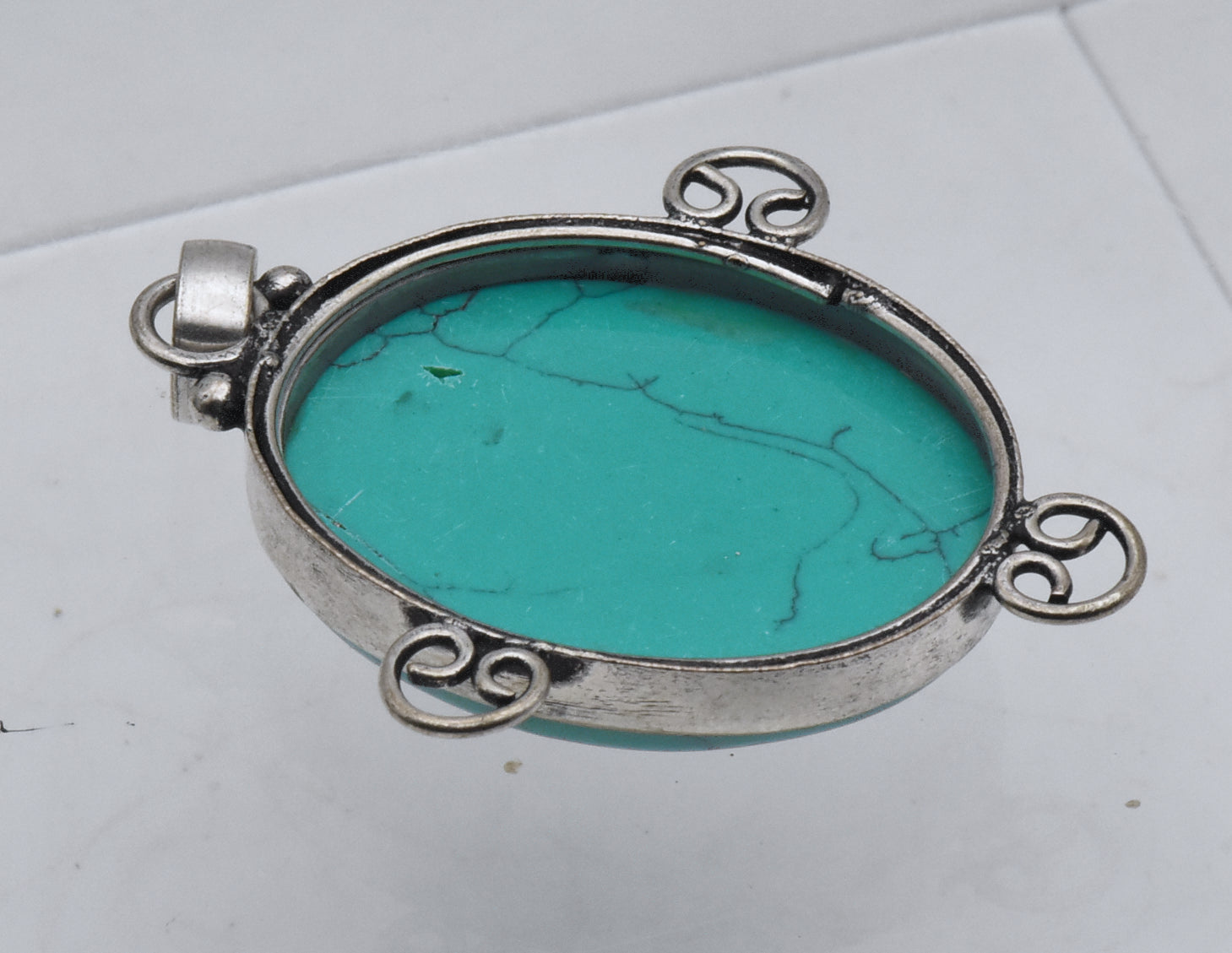 Sterling Silver Turquoise Pendant