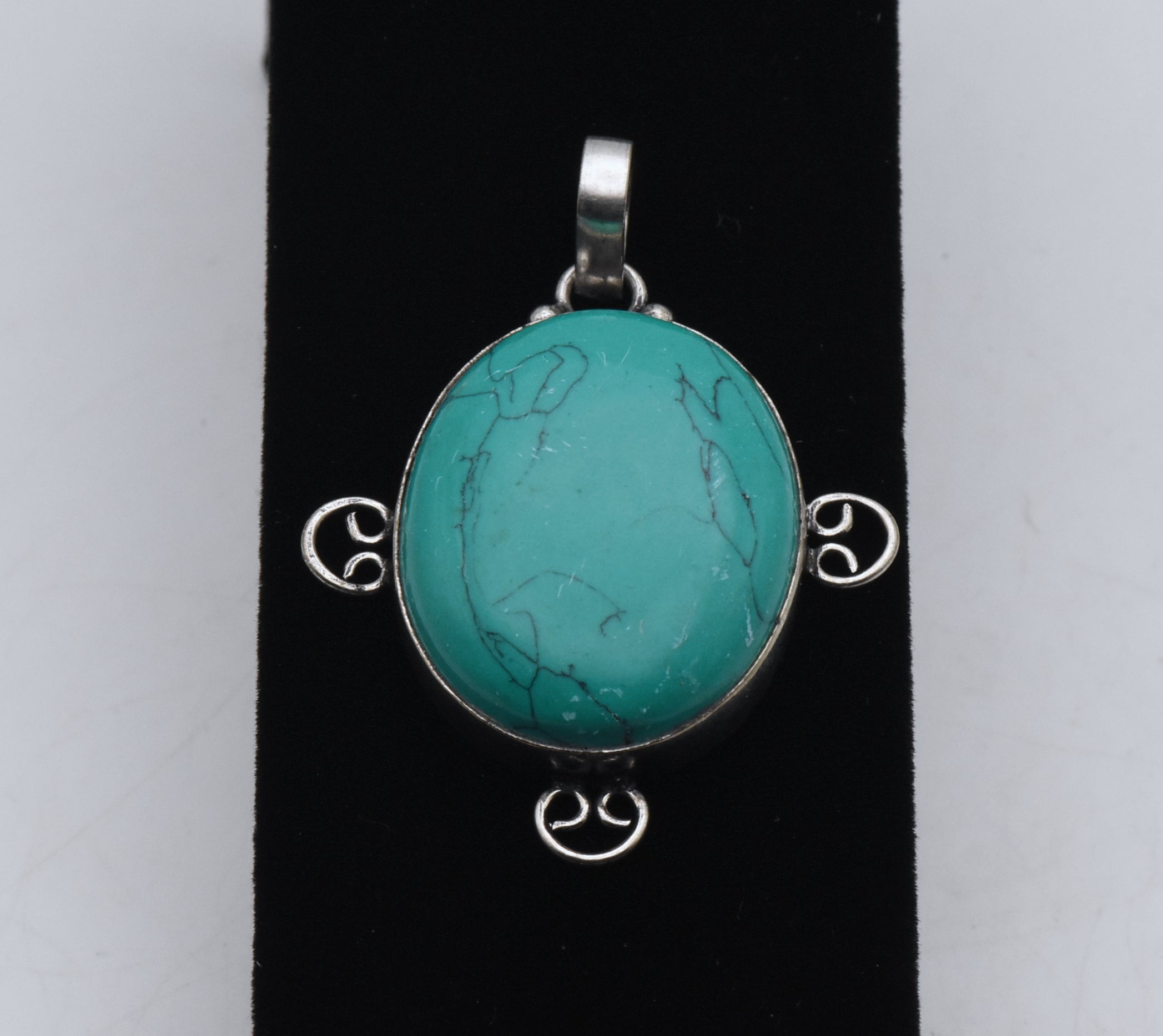 Sterling Silver Turquoise Pendant