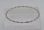Vintage Sterling Silver Twisted Bangle Bracelet