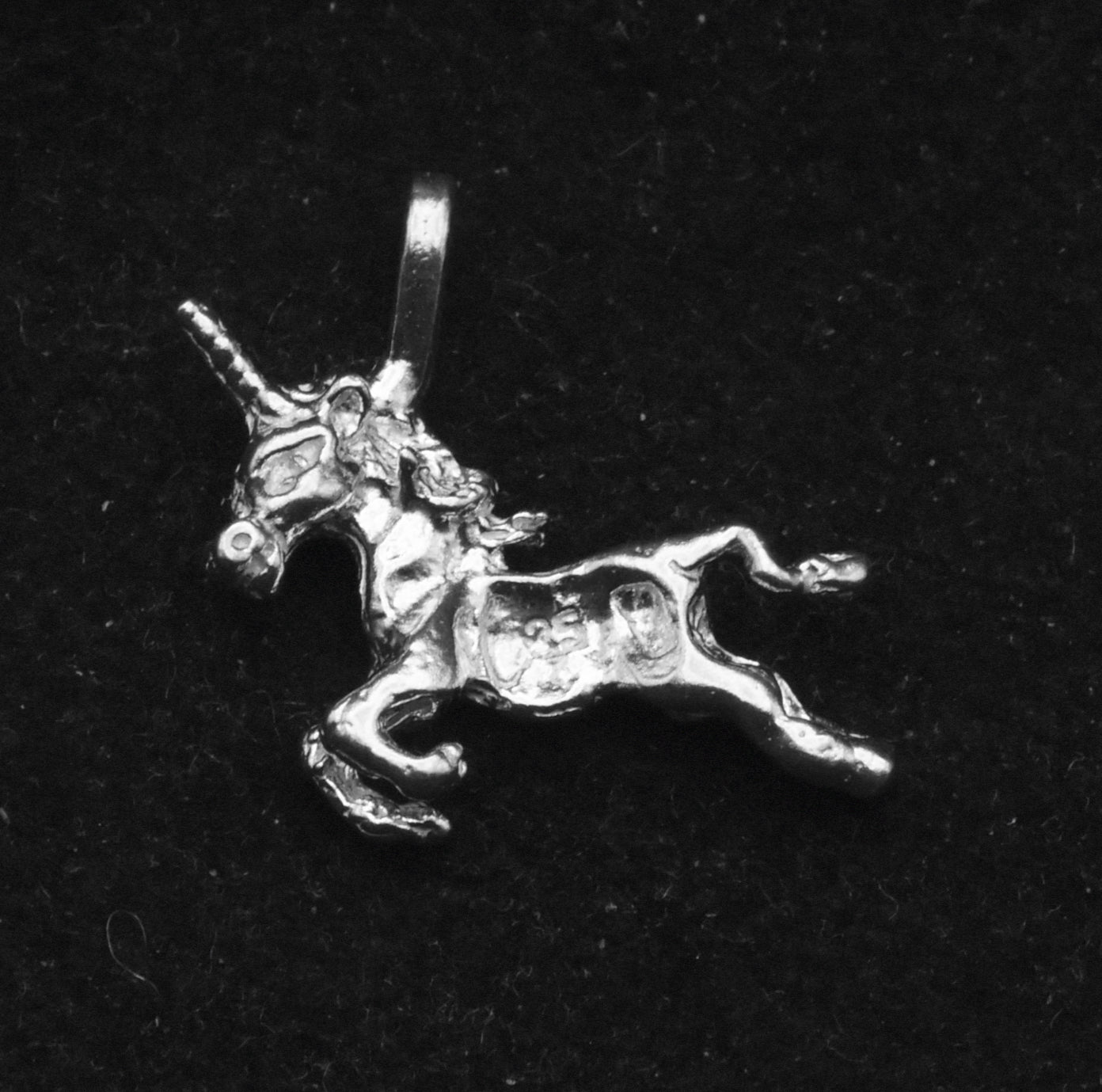 Vintage Sterling Silver Unicorn Pendant