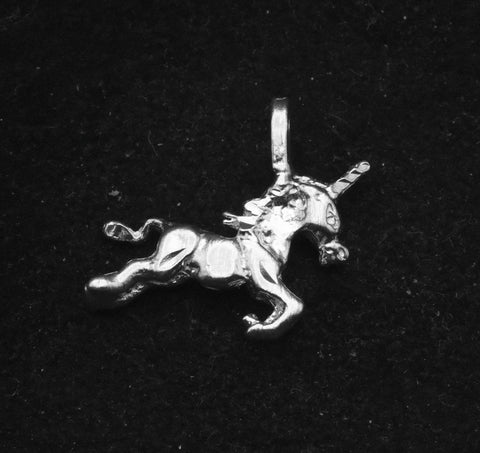 Vintage Sterling Silver Unicorn Pendant