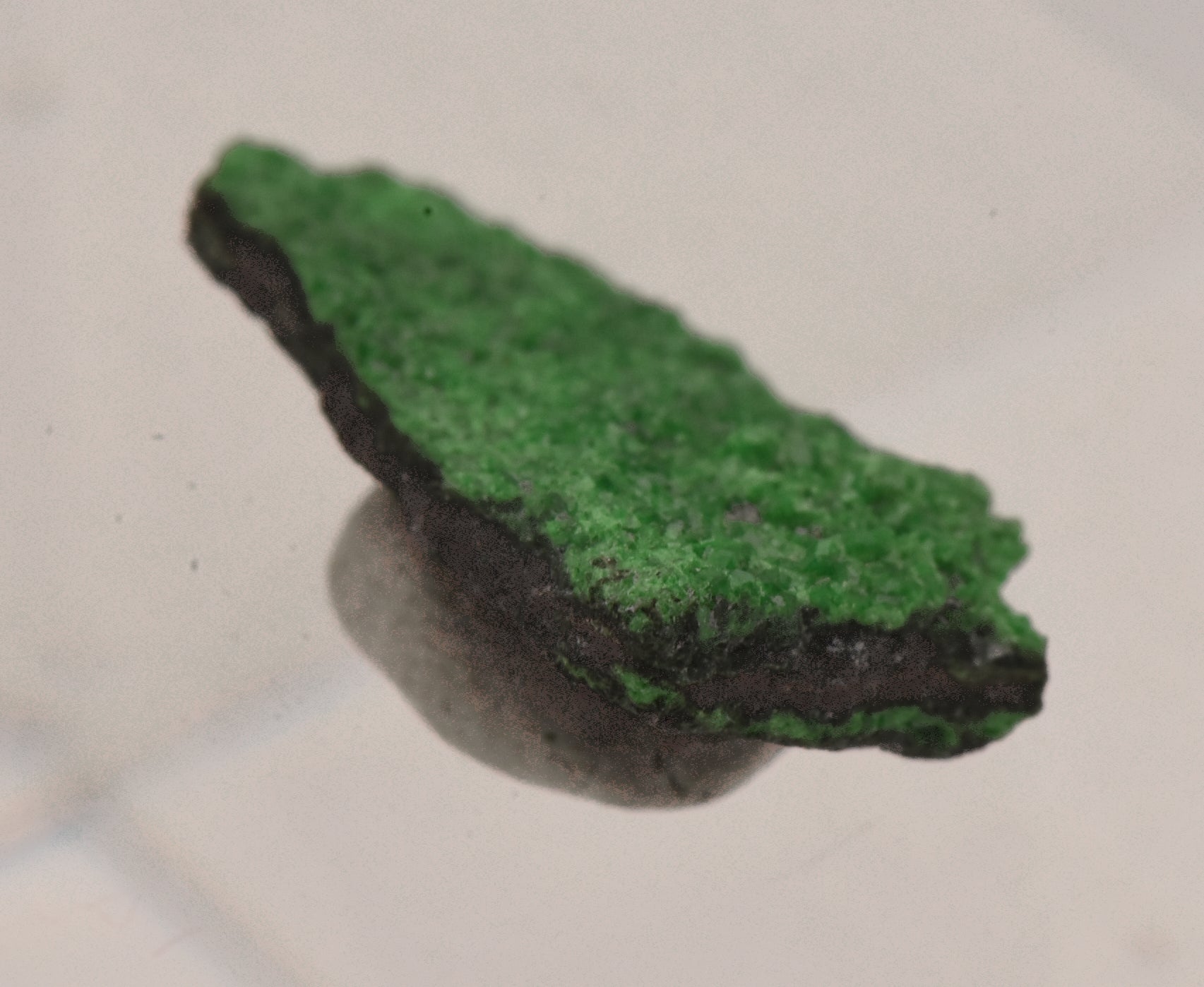 Uvarovite Crystal Cluster Thumbnail Specimen - Russia