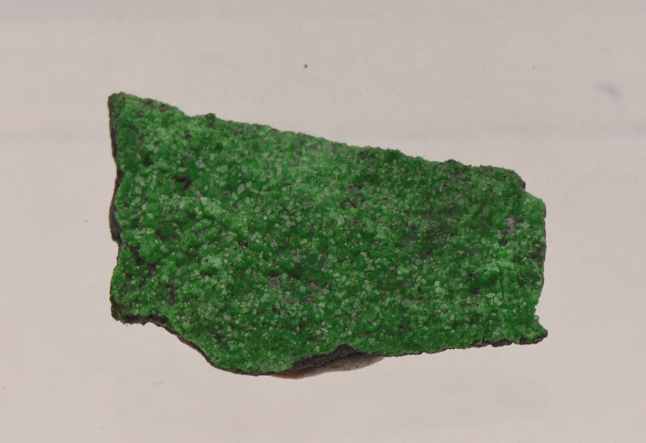 Uvarovite Crystal Cluster Thumbnail Specimen - Russia