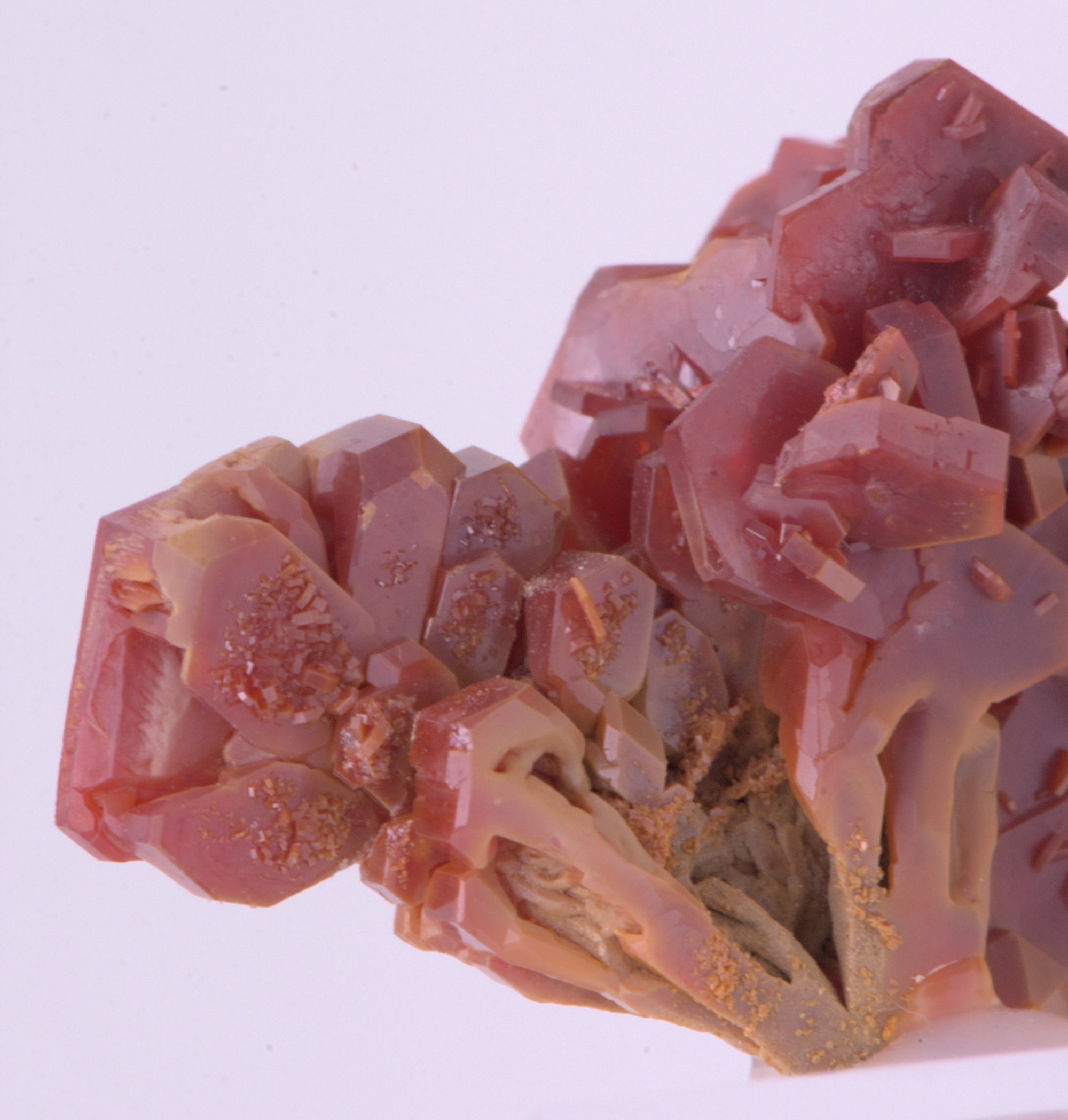 Vanadinite Crystal Cluster Mineral Specimen - Morocco