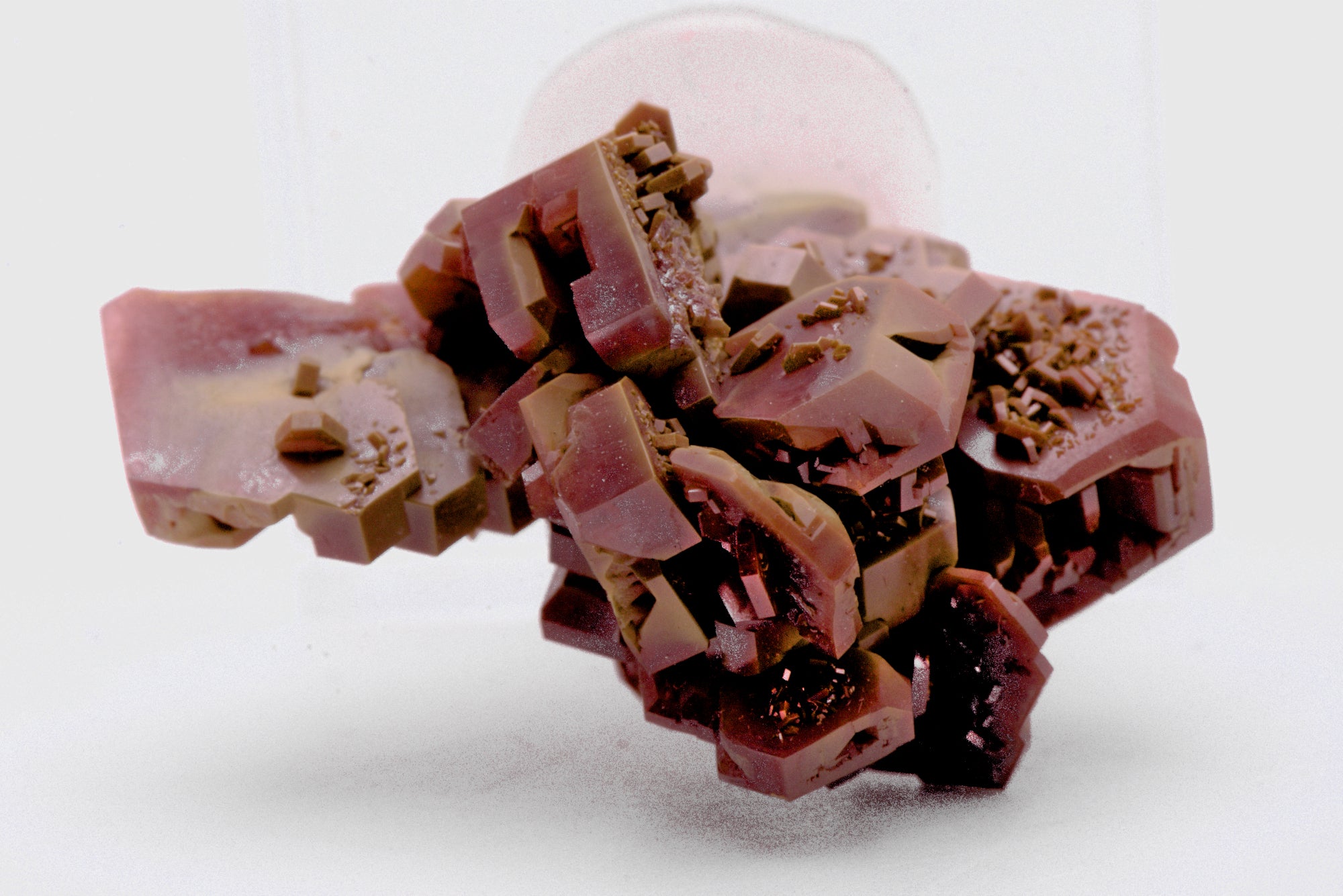 Vanadinite Crystal Cluster Mineral Specimen - Morocco