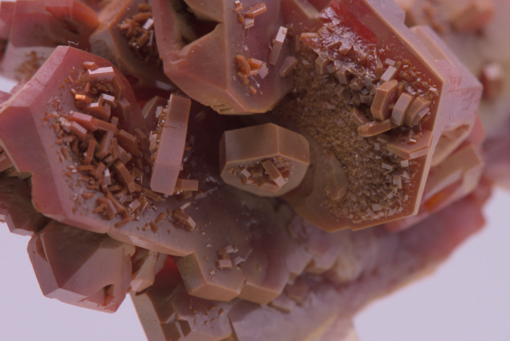 Vanadinite Crystal Cluster Mineral Specimen - Morocco