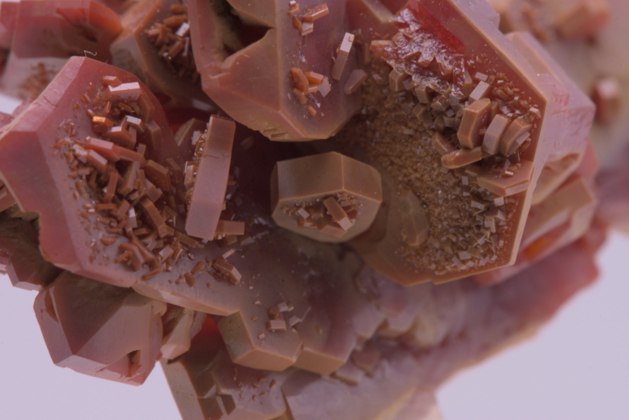 Vanadinite Crystal Cluster Mineral Specimen - Morocco