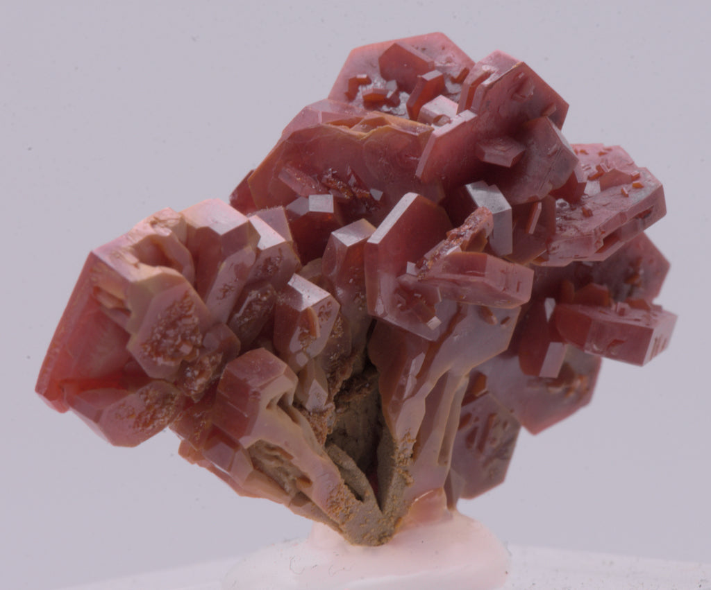 Vanadinite Crystal Cluster Mineral Specimen - Morocco
