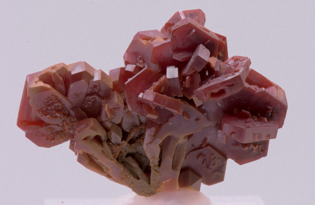 Vanadinite Crystal Cluster Mineral Specimen - Morocco