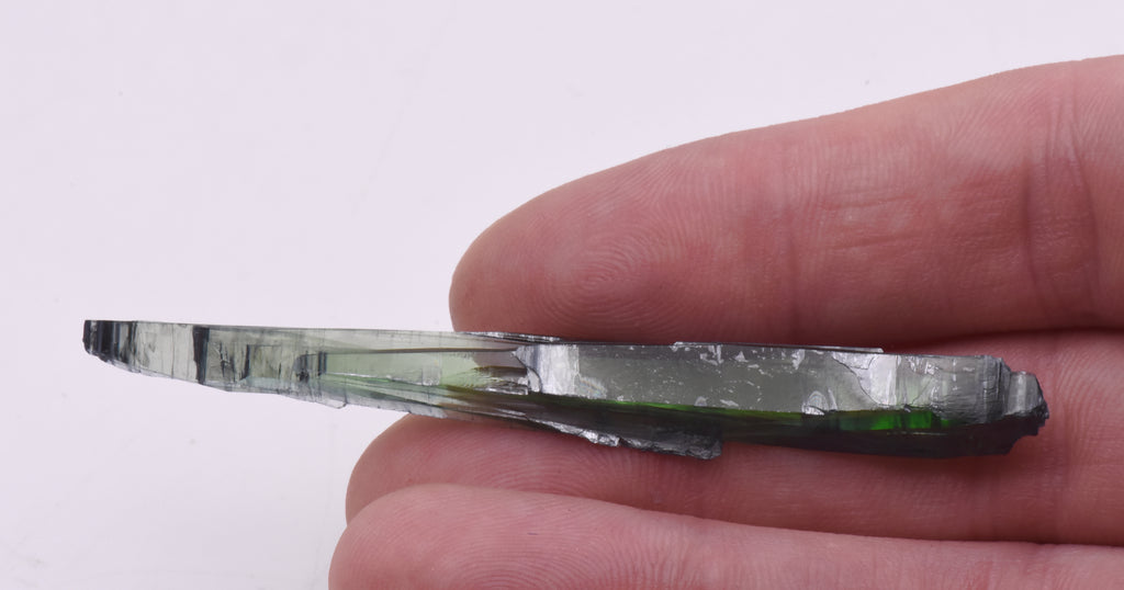 Green Vivianite Crystal Shard - Brazil