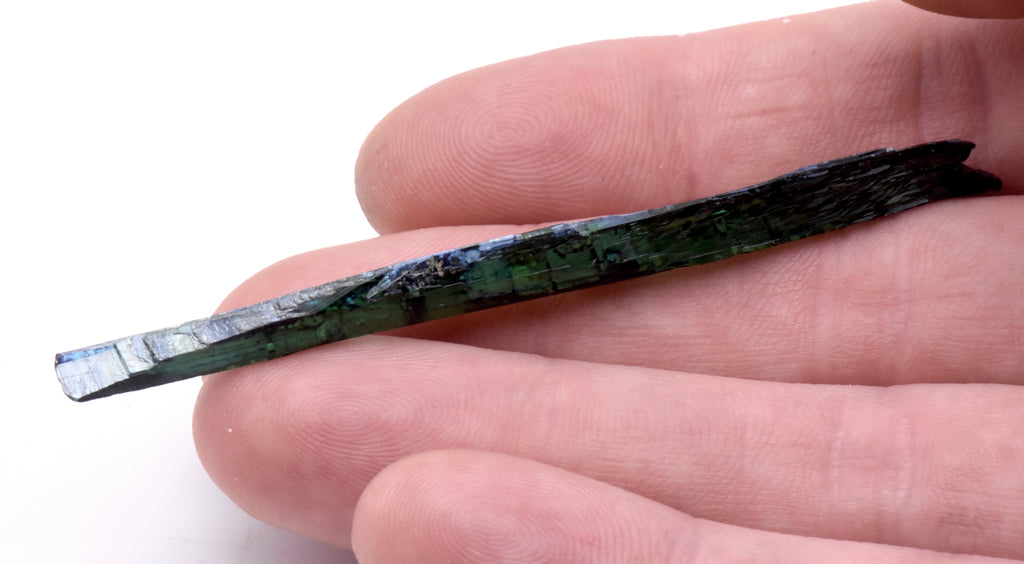 Green Vivianite Crystal Shard - Brazil