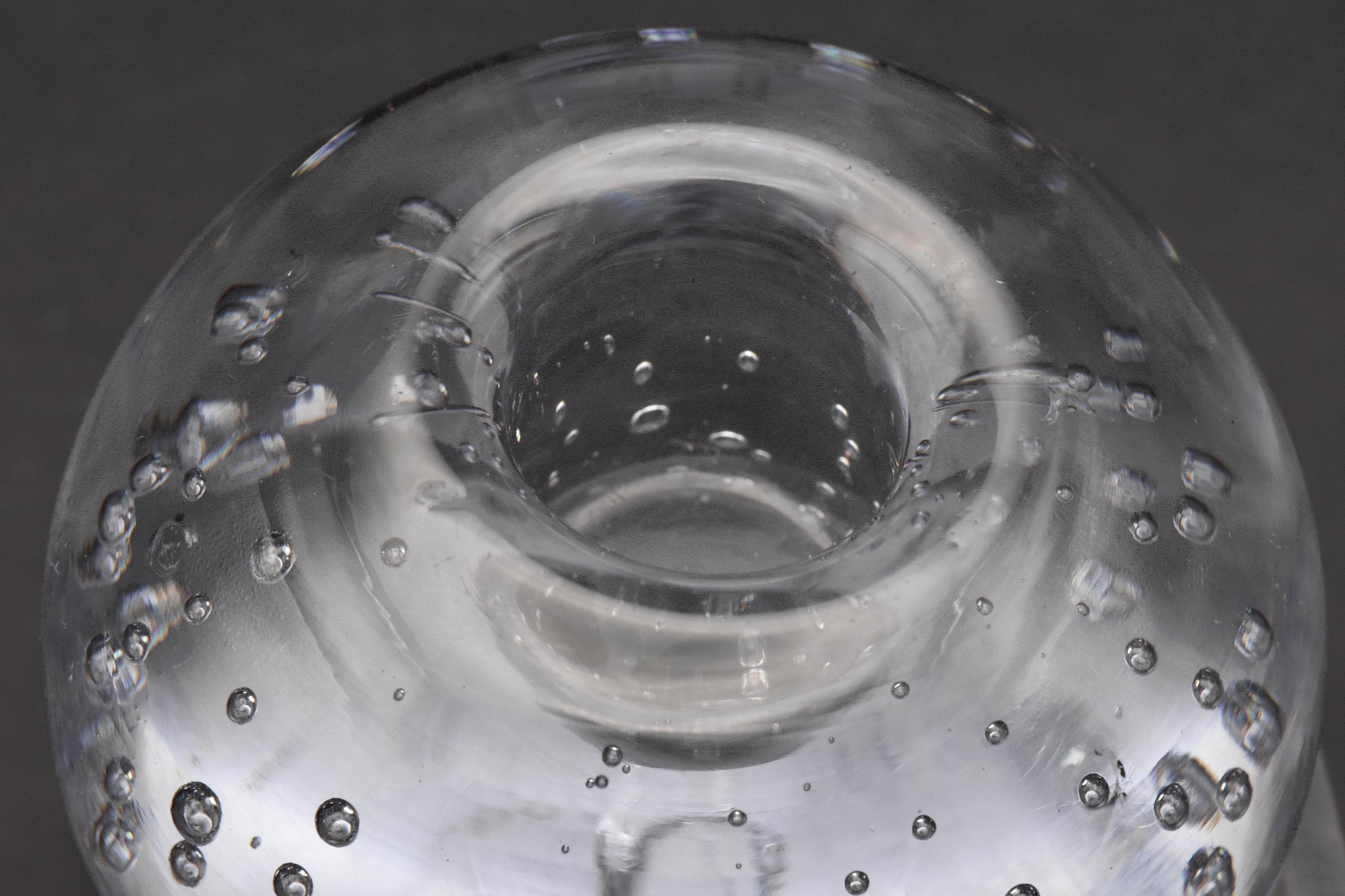 Vintage Glass Candlestick Holder Paperweight