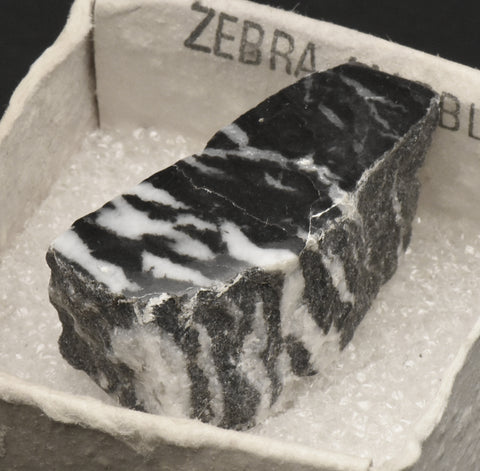 Zebra Marble Mineral Specimen